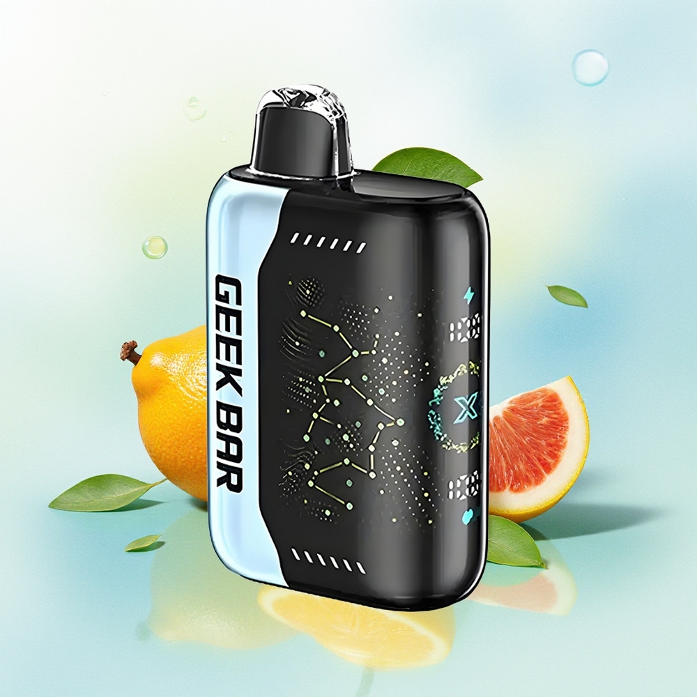 GEEK BAR Pulse X 25000 Puhangut Nikotiinivaba 18mL Kahekordse Võrkkesta Kõver Ekraan USB-C