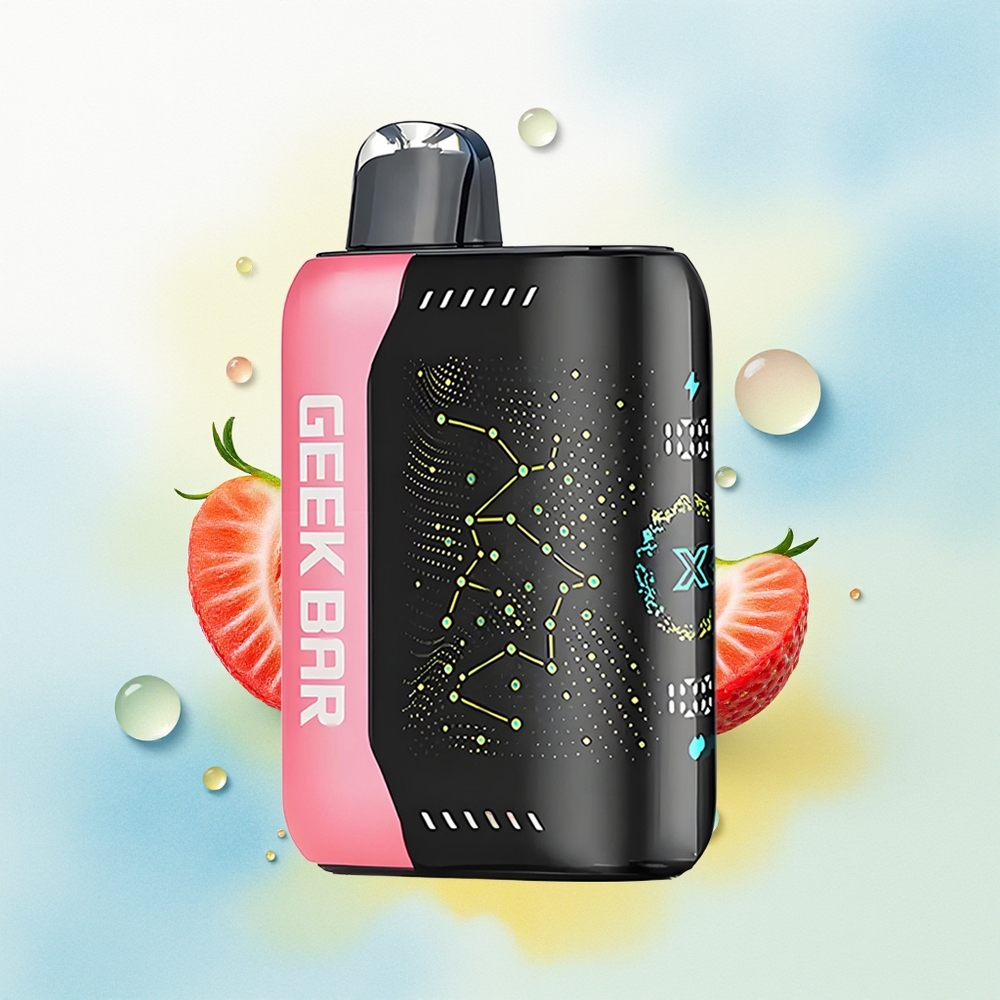 GEEK BAR Pulse X 25000 Puhangut Nikotiinivaba 18mL Kahekordse Võrkkesta Kõver Ekraan USB-C