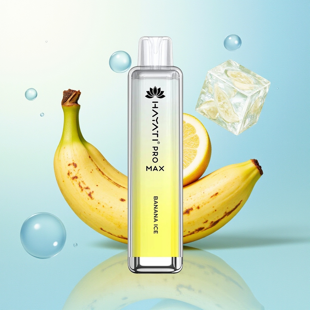 Hayati Pro Max 4000 Puffs Banaani Jää