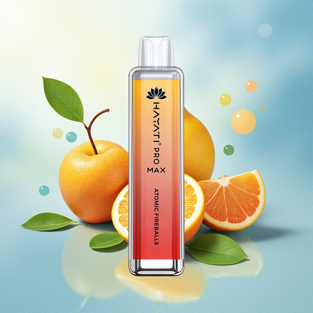 Hayati Pro Max 4000 Puffs Kristallne Tuletikk (Atomic Fireballs)