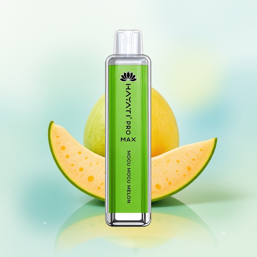 Hayati Pro Max 4000 Puffs Laaditav Disposabel Vape Mogu Mogu Melon