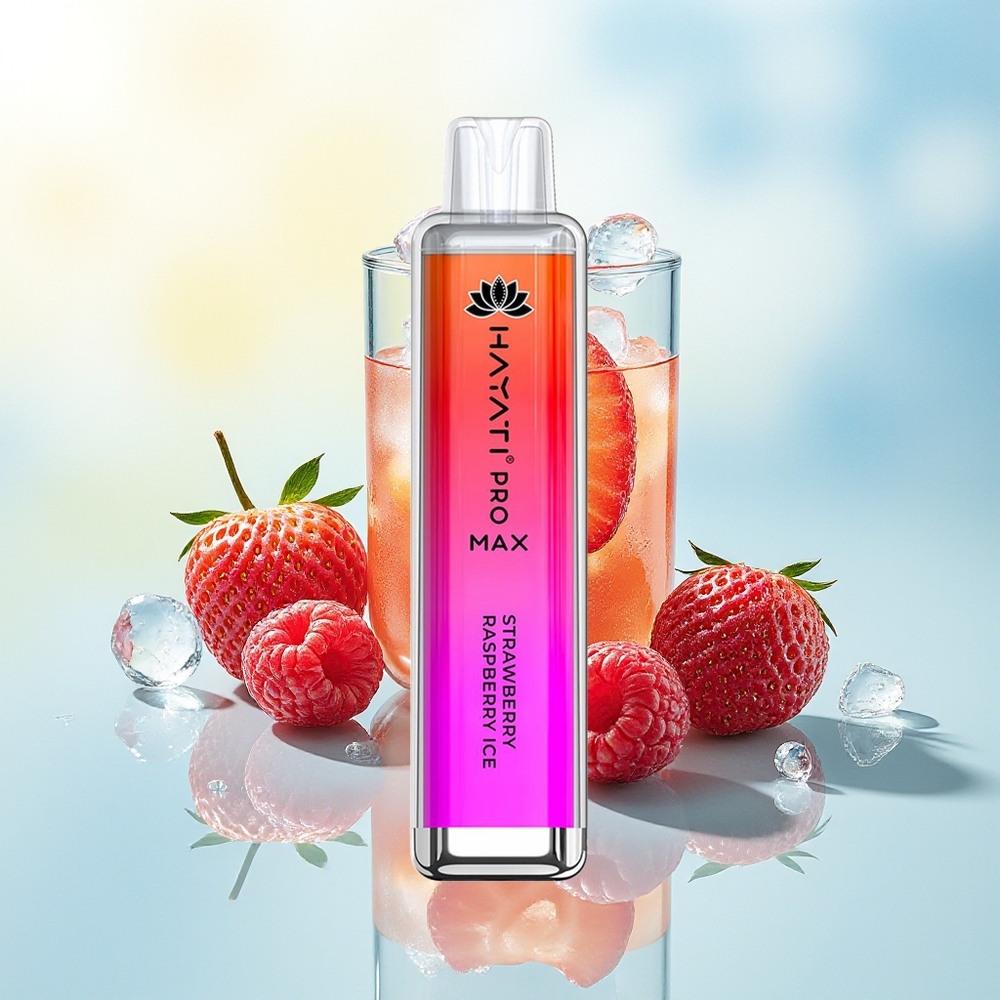 Hayati Pro Max 4000 Puffs Laaditav Maitse Maasikas Vaarikas Jää