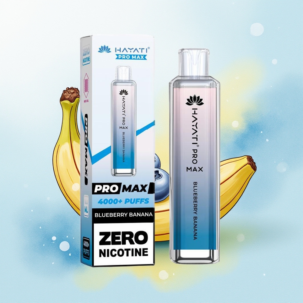 Hayati Pro Max 4000 Puffs Mustikas Banaan