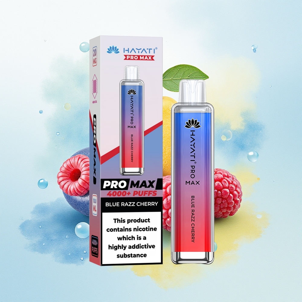 Hayati Pro Max 4000 Puffs Sinine Vaarik-Kirs