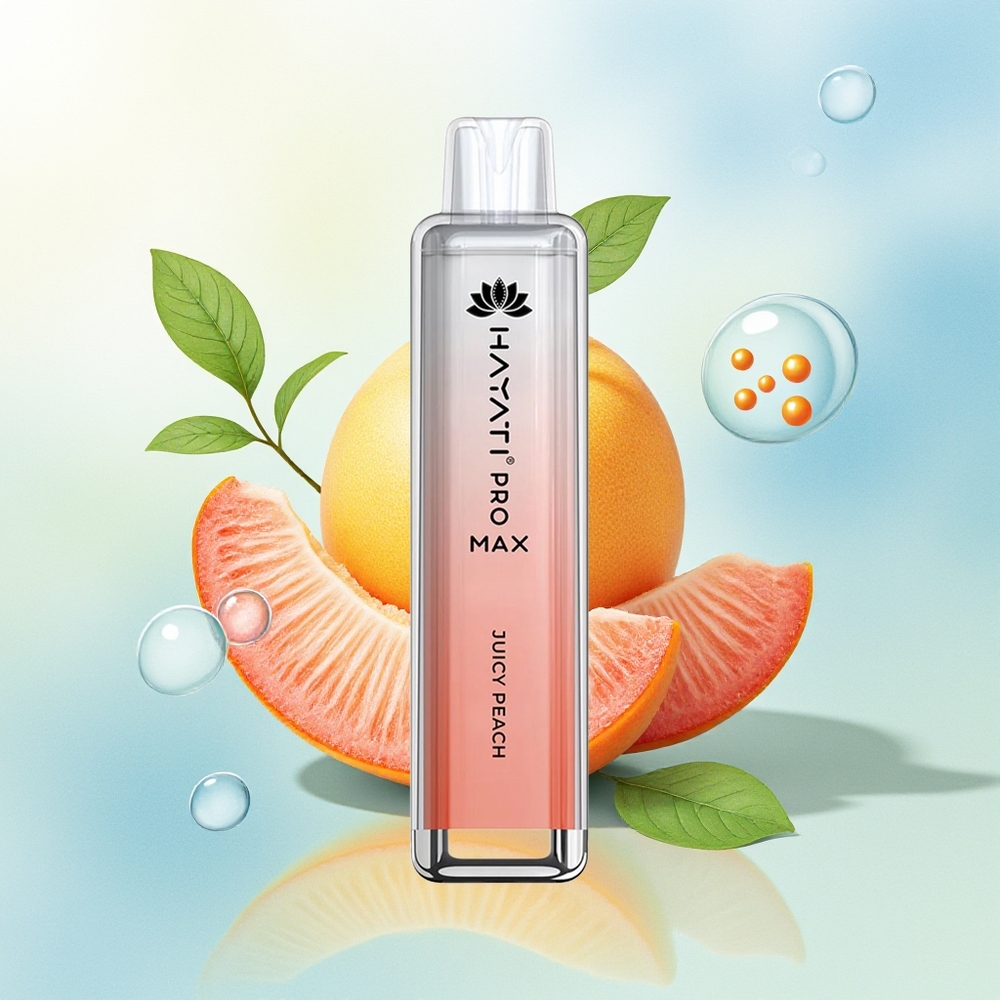 Hayati Pro Max 4000 Tõmmet Aktiveeritud Kahekordne 1.1 Ohm Mesh Mähis Laetav 1400mAh