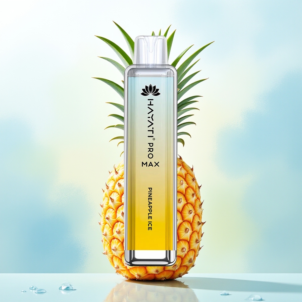Hayati Pro Max 4000 Tõmmet Ühekordne Vape Ananass-Jää