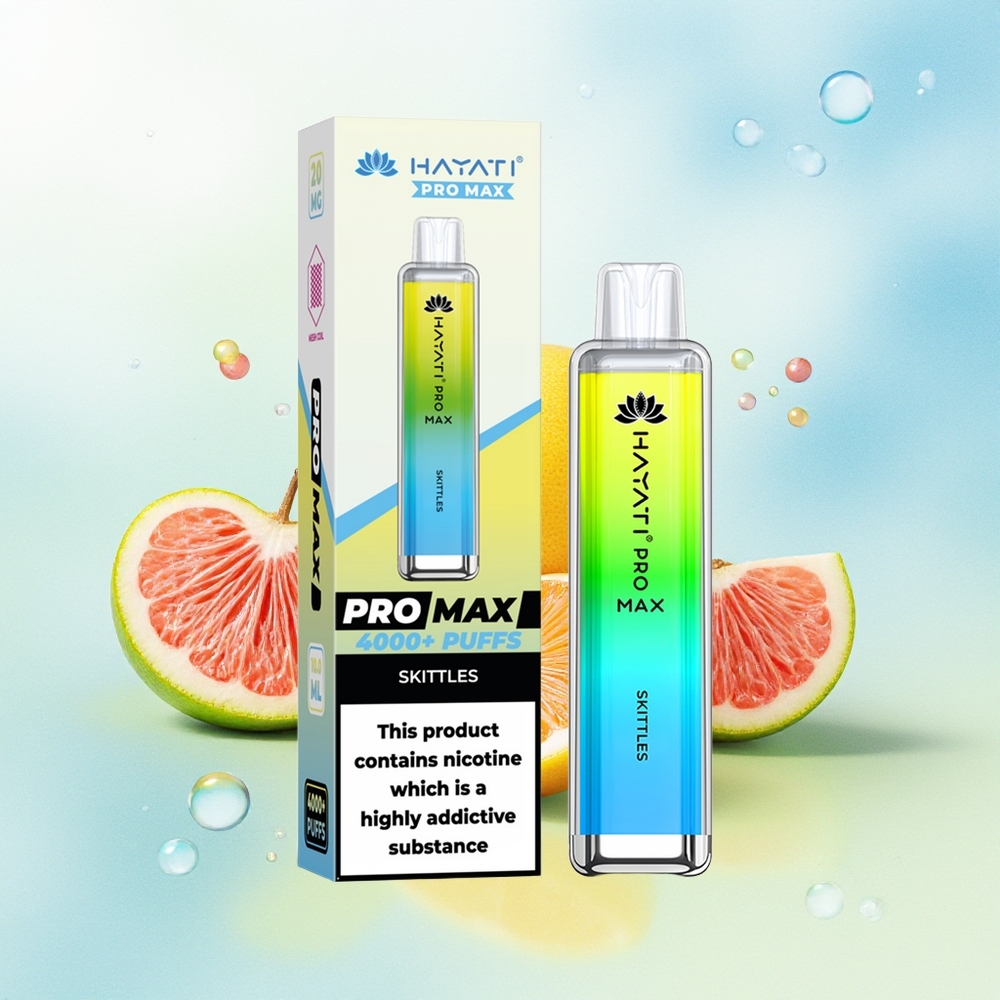 Hayati Pro Max 4000 Tõmmet Ühekordne Vape Viilipommi