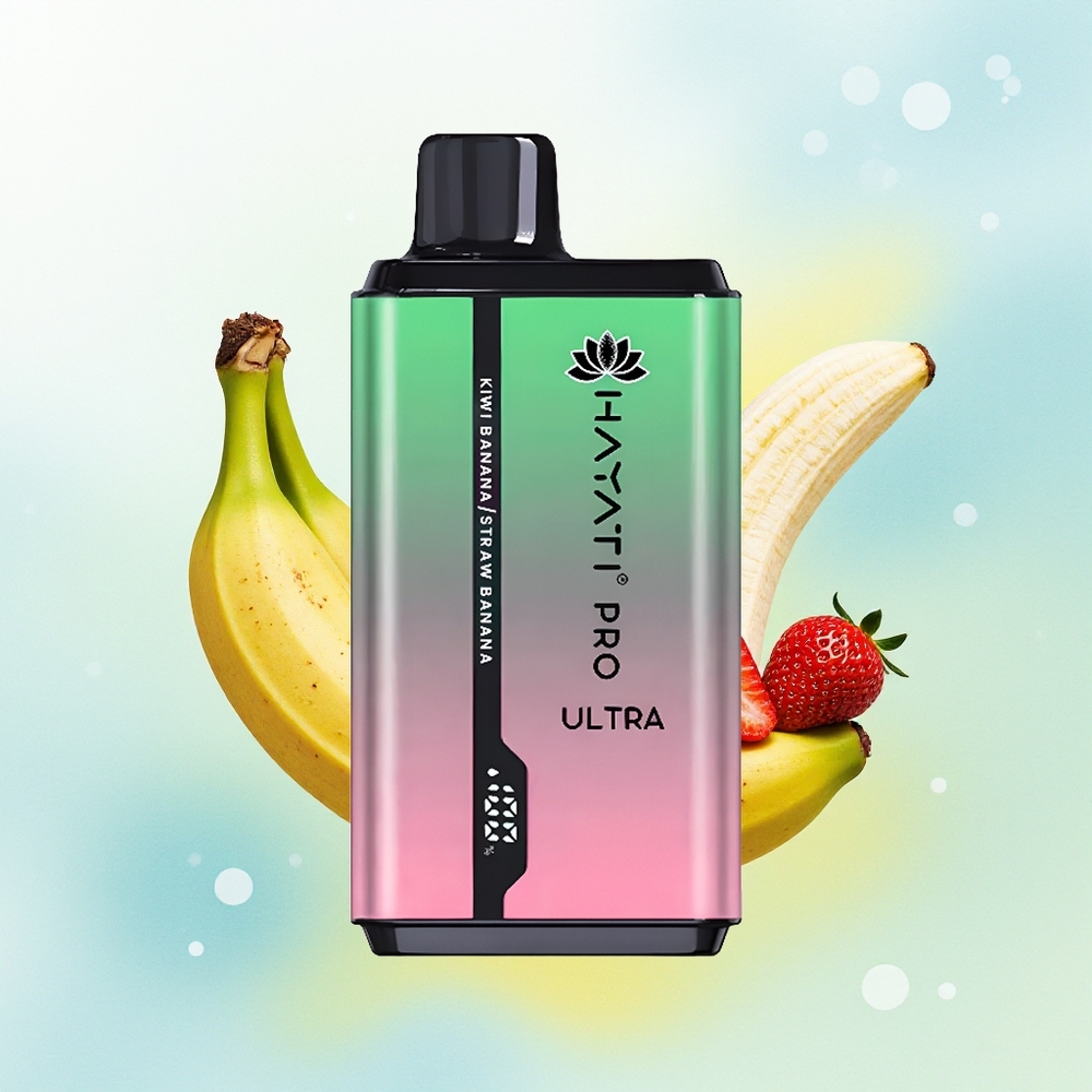 Hayati Pro Ultra 15000 Puhangut 2x12ml 2% Kiivi Banaan Maasikas Banaan