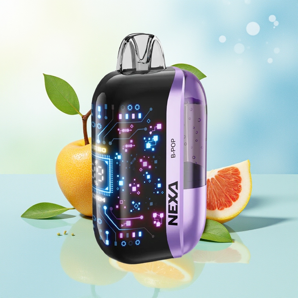 NEXA Ultra 50000 Pops 20ml 800mah 5% 0.9ohm Dual Mesh 3d Ekraan Type-C