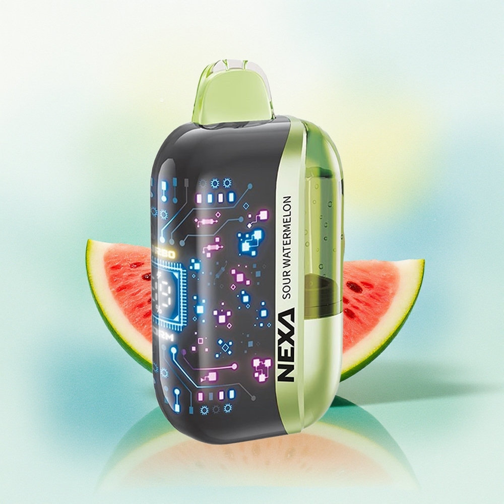 NEXA Ultra 50000 Sulg 20ml 800mAh 5% Nikotiini 0.9ohm Dual Mesh Ekraan Type-C Laadimine Hape-Arbuus