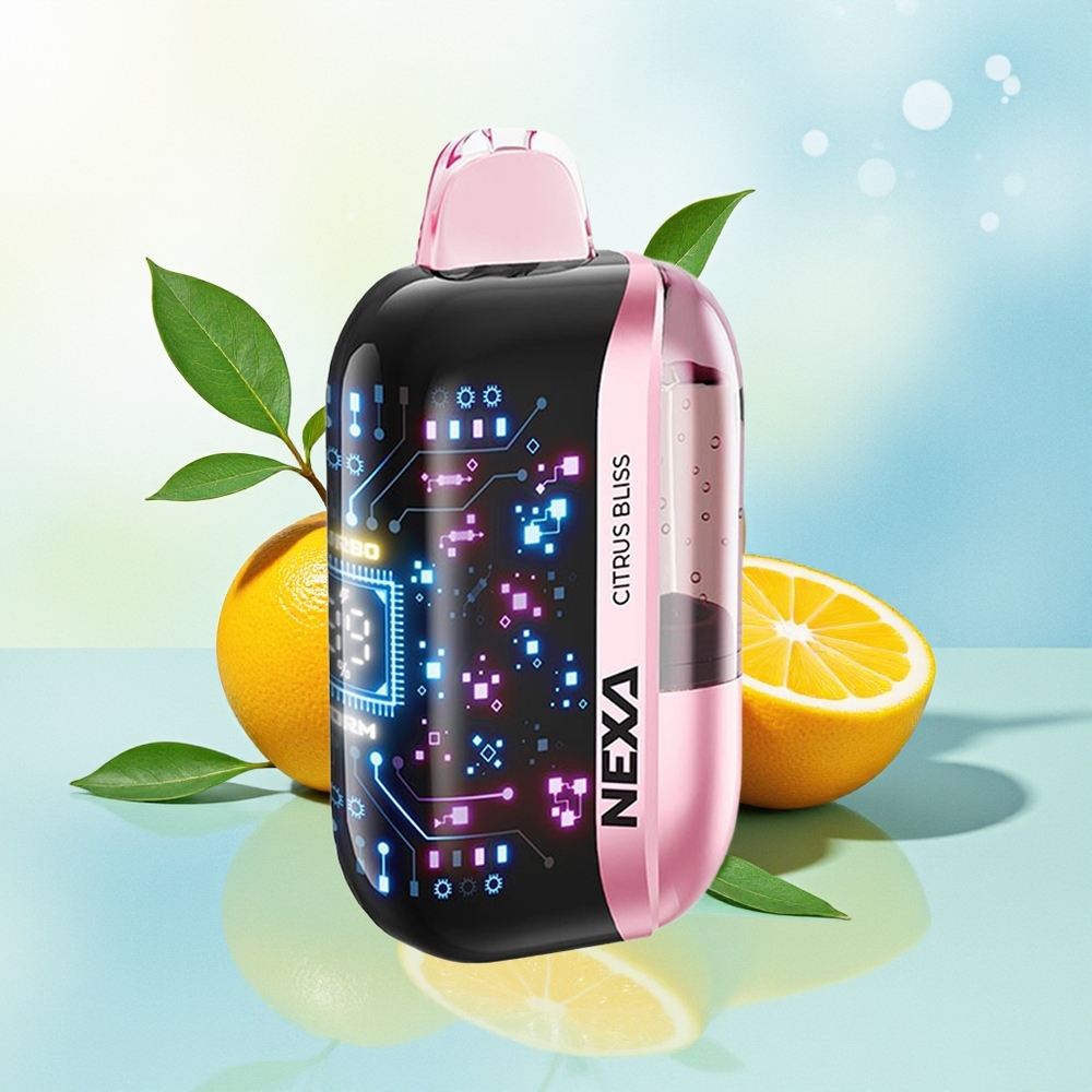 NEXA Ultra 50000 Suu 20ml 800mah 5% 0.9ohm Ekraaniga Tsitrusrõõm