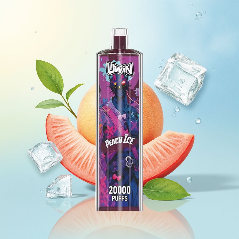 UWIN Shisha Hookah Crystal 20000 Suudmeid Mesh Coil 22ml 650mAh Type-C Virsikujää