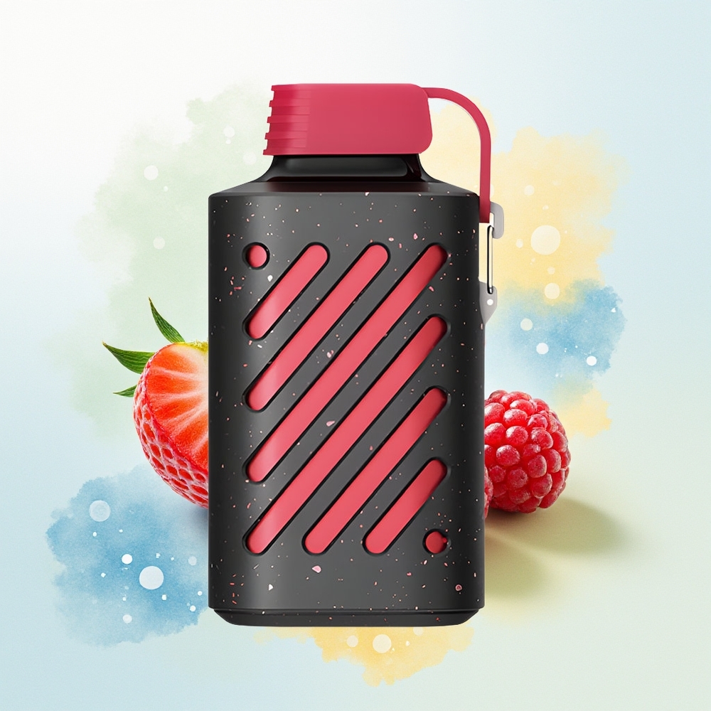 VOZOL GEAR 10000 Suitsupuhangut PCR 20ml Maasikas-Vaarikas