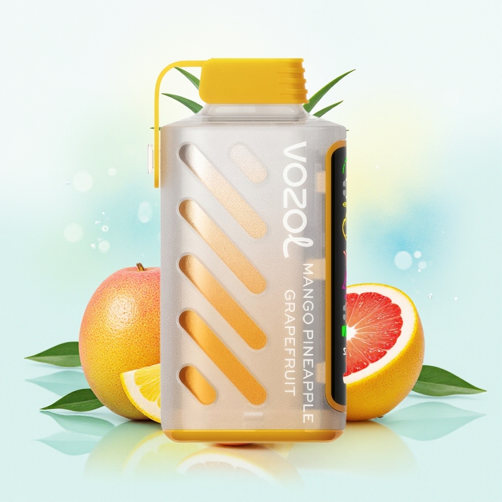 VOZOL Gear Power 20000 S.i.L.C. Tech Dual Mesh Ekraaniga 20mL 5% Mago Ananass Greip