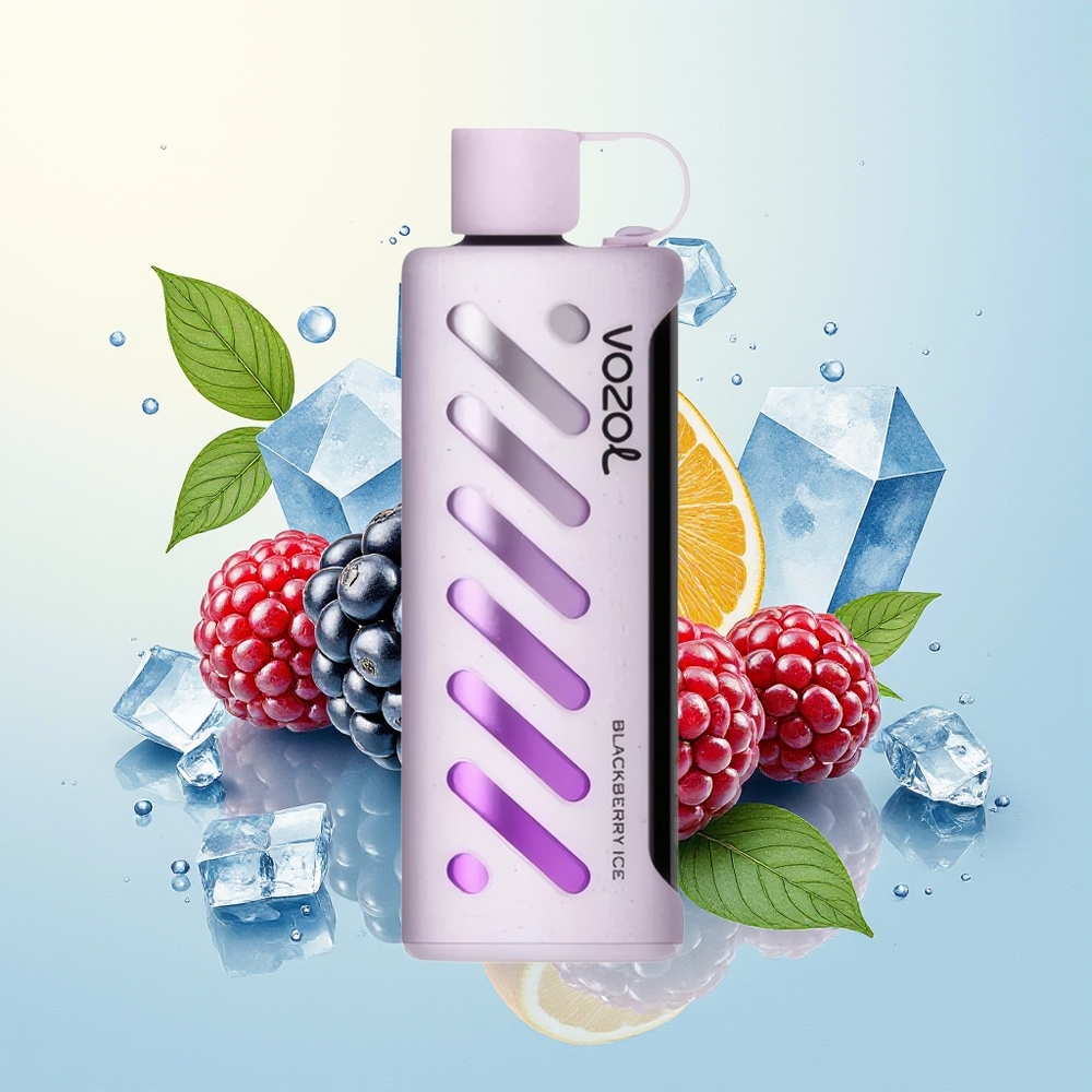 VOZOL Gear Shisha 25000 Sügavikute Dual Mesh 1000mAh 5mg/ml Mustika Jää