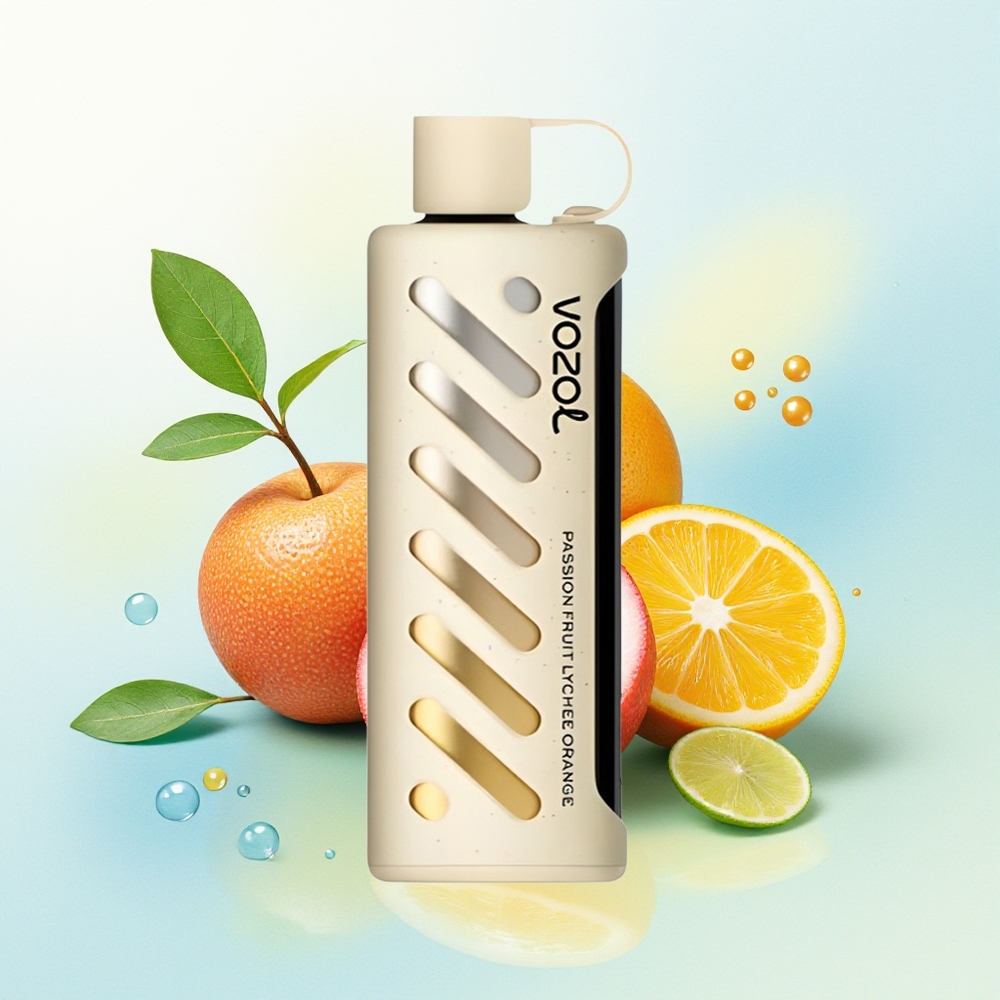 VOZOL Gear Shisha 25000 S.i.L.C Tech Dual Mesh 1000mAh 5mg/ml Marjakas Litši Apelsin