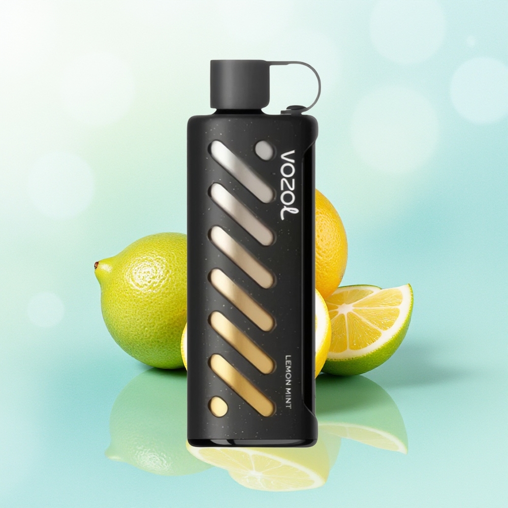 VOZOL Gear Shisha 25000 Suudet Dual Mesh S.i.L.C Tehnoloogiaga Sidruni-Mündi Aromaatiga Shisha