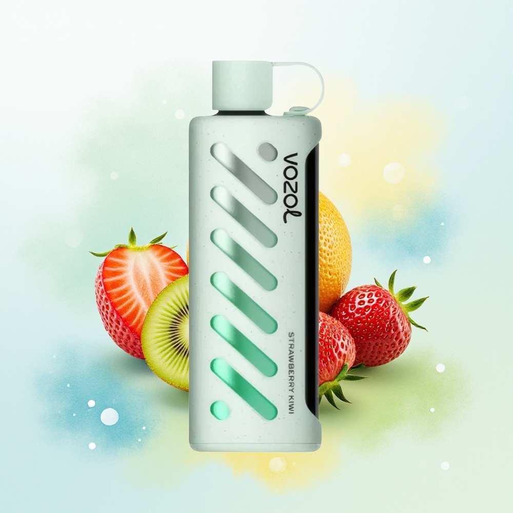 VOZOL Gear Shisha 25000 Suudet S.i.L.C Tech Dual Mesh Maasik-Kiivi