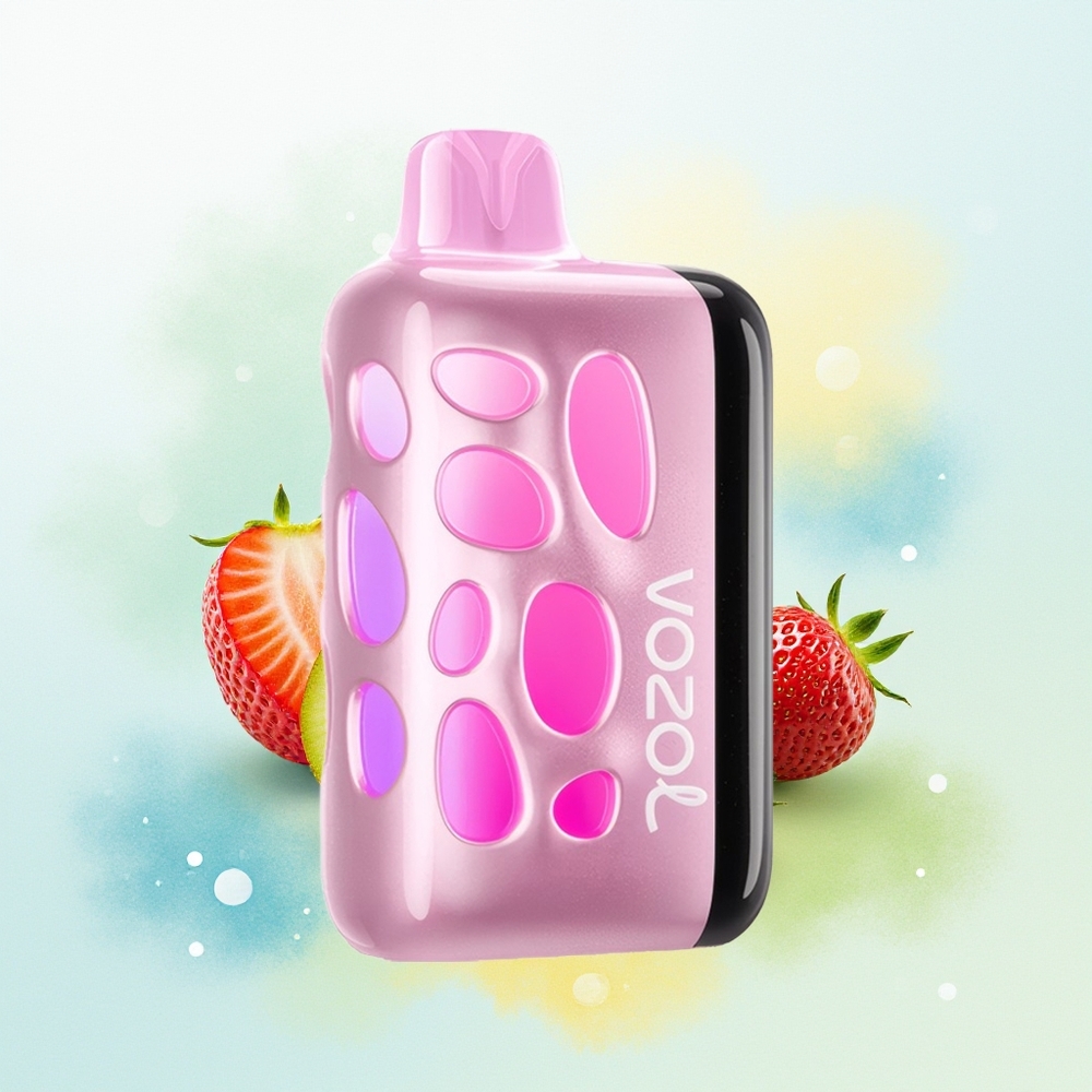 VOZOL RAVE 40000 Suupiste 270-kraadine Helkiv Disain 20/50mg/ml Maitsemaik Maasik-Kiivi