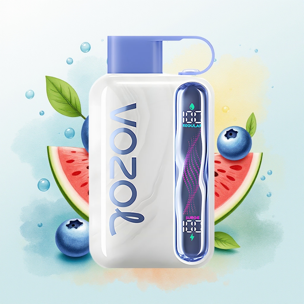 VOZOL STAR 40000 SÜGADE TÜÜP-C LAETAV 1000mAh 20/50mg/ml MUSTIKA-ARBUUS