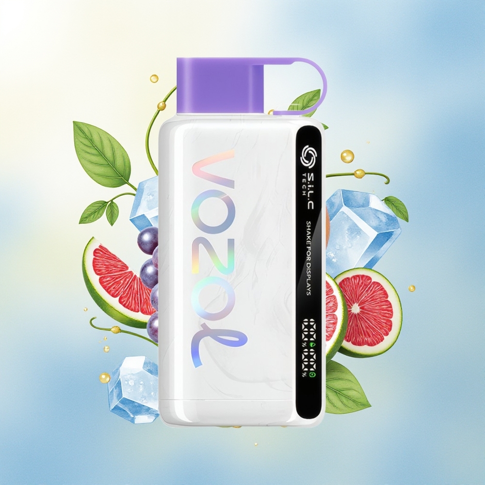 VOZOL STAR 9000/12000 Suitsupuhastus Kiire Laadimine 30% Suurem Patarei 650mAh Viinamäe Jää