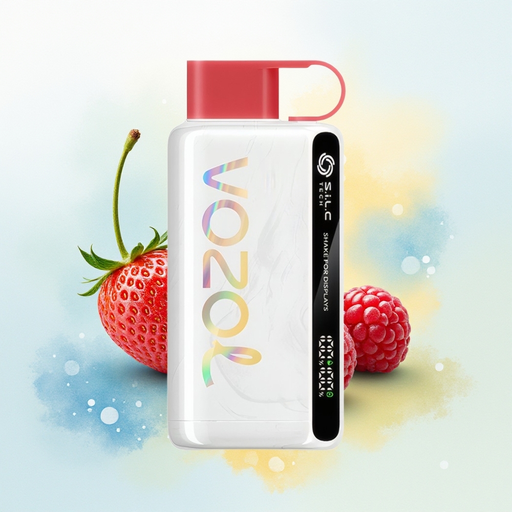 VOZOL STAR 9000/12000 Suitsupuhkuse Maasikas Vaarikas Kirsipost-tarbija taaskasutatud plastik 650mAh aku 30% kiirem laadimine S.i.L.C TECH