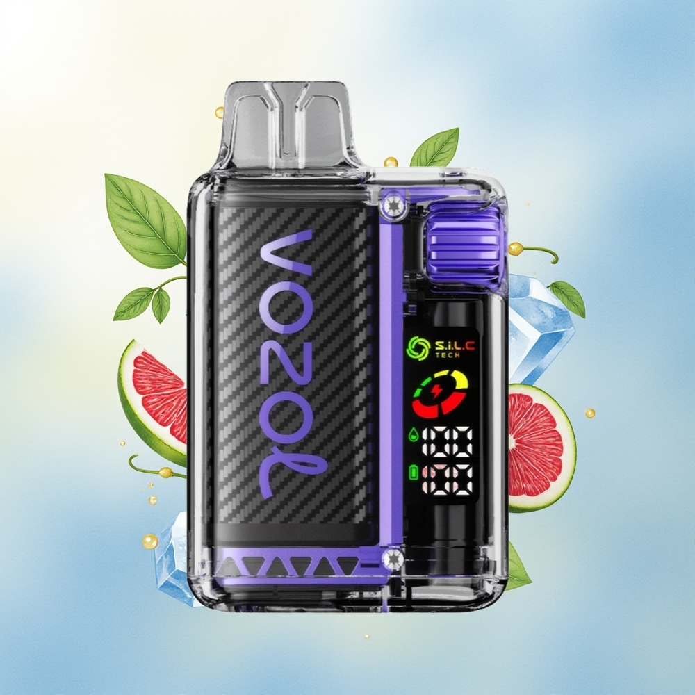 VOZOL Vista 20000 Puffs Taastetav 650mAh MTL 6-tasemeline S.i.L.C Tehnoloogia OLED Ekraan MCU Kiip 65% PCR Jääviinamaja