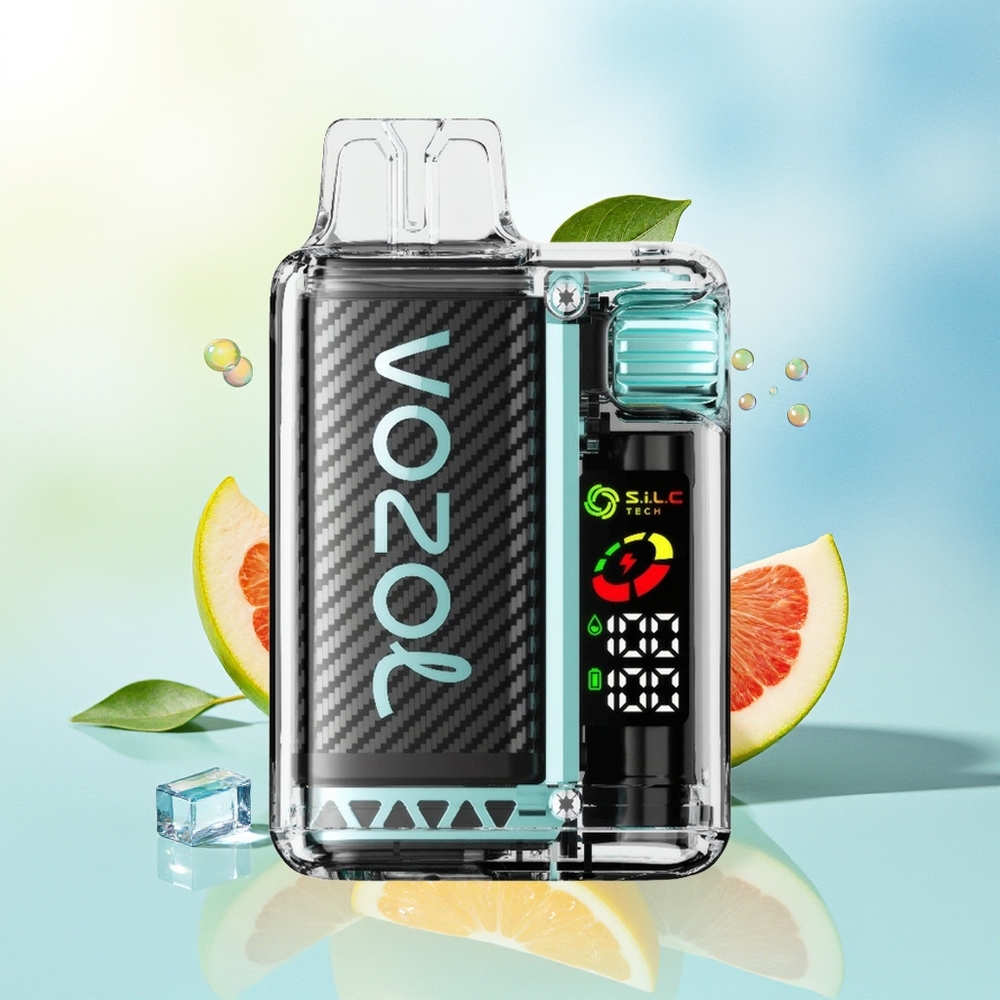 VOZOL Vista 20000 Puhangut OLED Ekraaniga S.i.L.C Tehnoloogia Topeltvõrguga 6 Tasemel Võimsuse Reguleerimisega Taaskasutatav Härmas Õun Jää